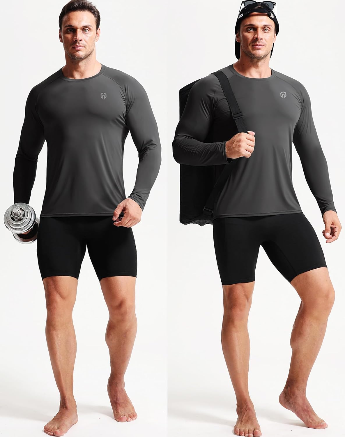 NELEUS Men's Dry Fit Long Sleeve Athletic Running Shirts - Image 5