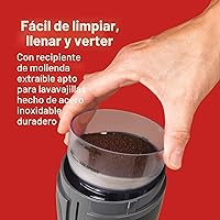 Vista 2 de Hamilton Beach Fresh Grind - Molinillo eléctrico para café en grano, especias y más, con cuchillas de acero inoxidable, cámara removible, hace hasta
