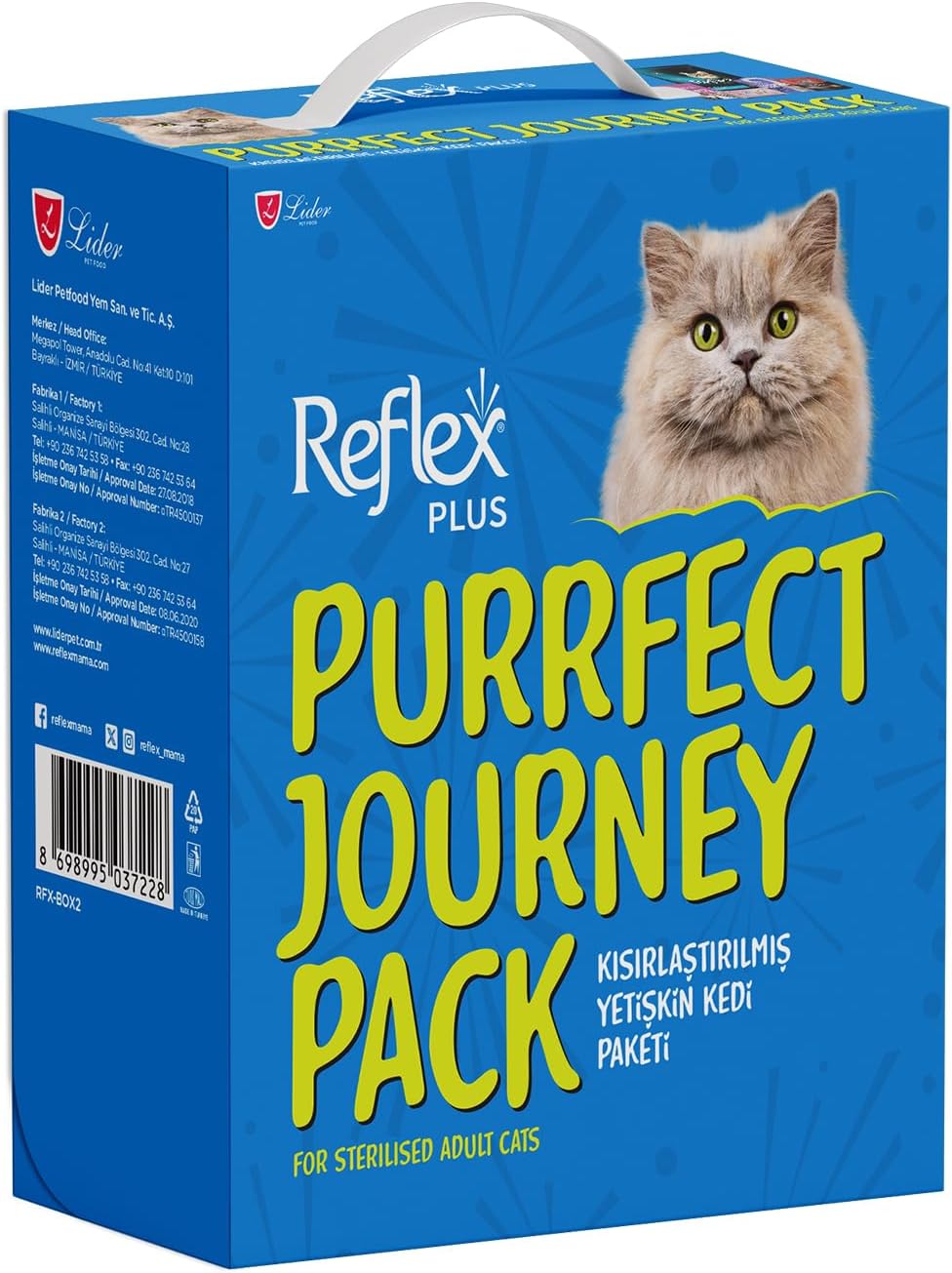 Reflex Plus Kısır Somonlu Yetişkin Kedi Paketi