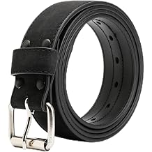 Mens Belt Big & Tall 56"-80" Genuine Leather Belt Reinforced Strap Casual Work Jean Extra Long Belts