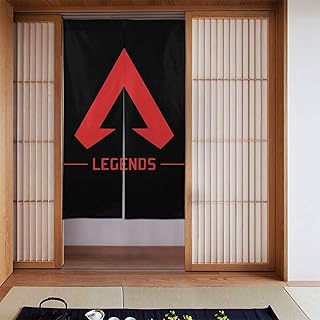 Sponsored Ad - Apex Legends Noren, Room Divider, Blindfold, Door Curtain, Long, Japanese Style, Light Blocking, Thick, Sof...