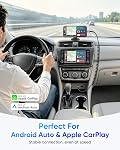 SUNGUY Coiled USB C to USB C Cable 2-Pack, Tangle-Free Retractable USB-C Cable for Car Console, Android Auto & CarPlay, Fast Charging for iPhone 17/16/15, Bike, Backpack, 5FT [Stretch 1.3-3.3FT], Grey