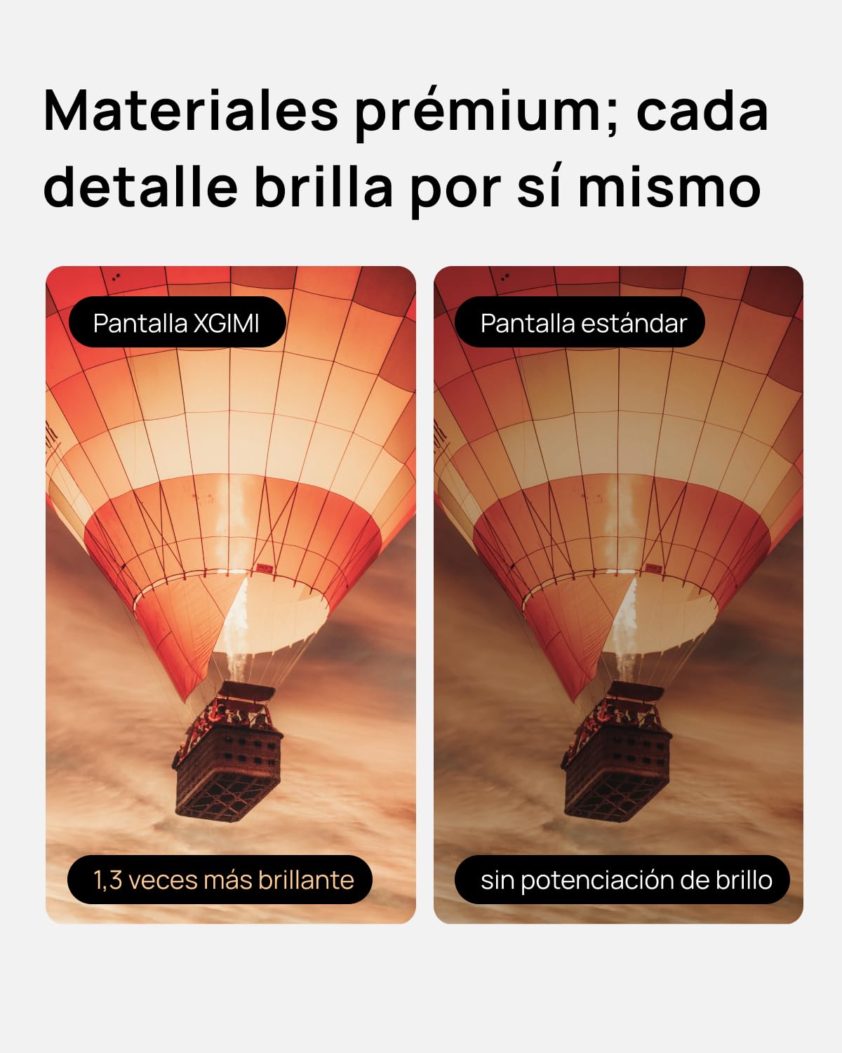 Pantalla para proyector con Marco Fijo de 100" XGIMI, Compatible Avec Les Proyectores XGIMI de Tiro Largo, para Cine casa Camping Eventos Recreativos