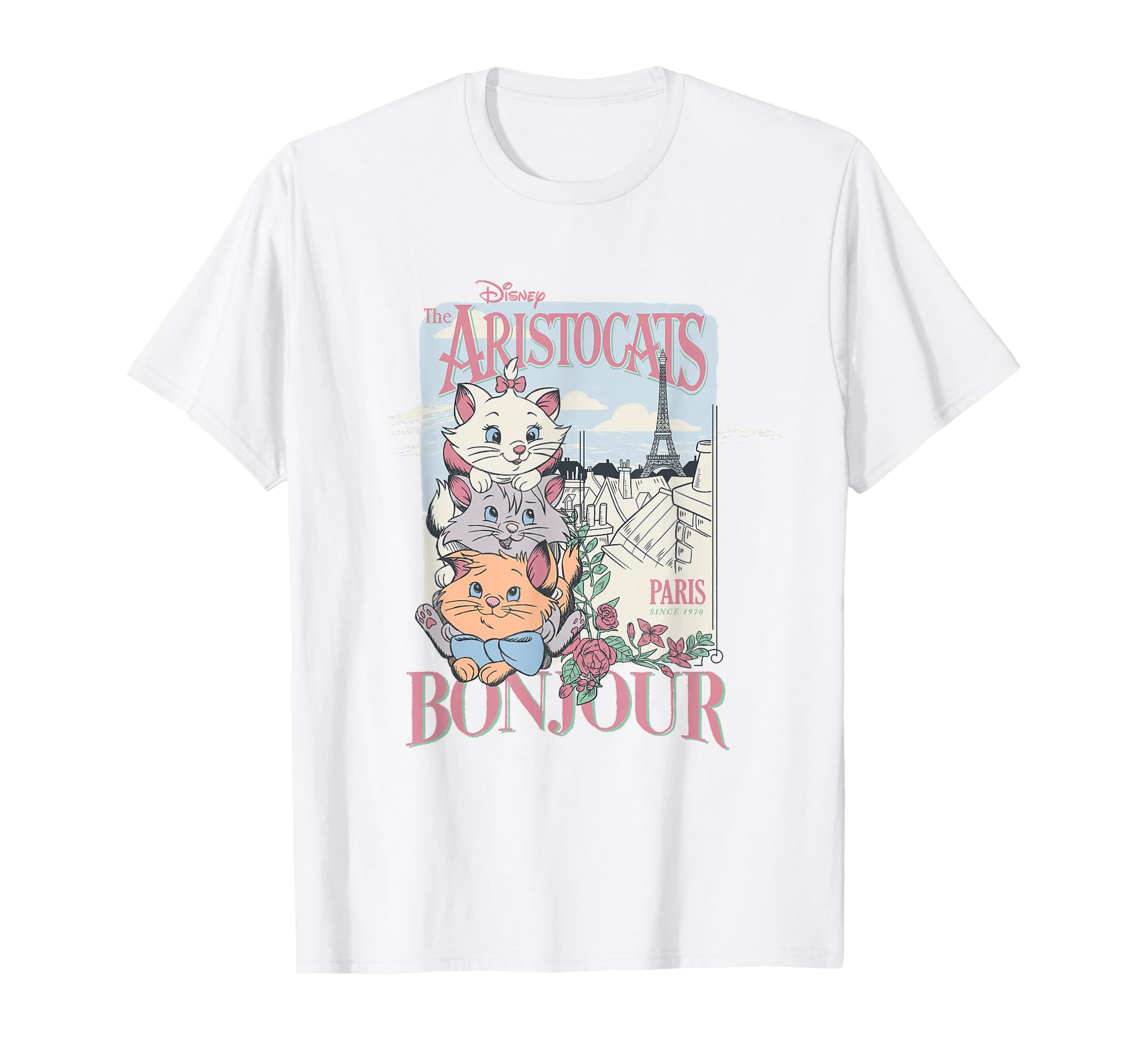 The Aristocats Bonjour Paris Since 1979 Vintage Ad T-Shirt