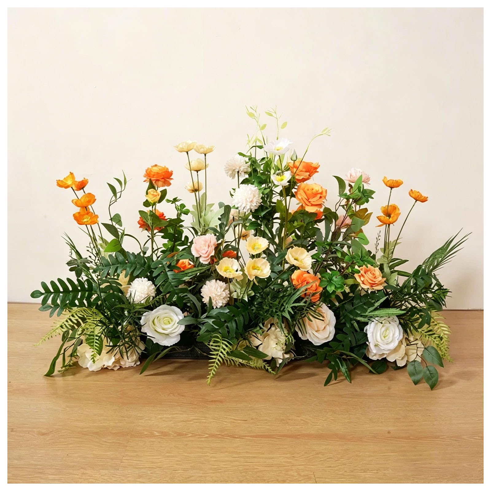 Fleurs artificielle mariage pour une décoration d'allée réutilisable coloris A