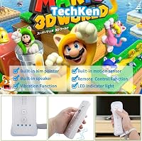 TechKen 2db Wii Controller Remote Szilikon Tok Karszíjjal Gamepad Vezérlő 5