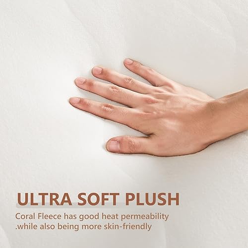 Miniatura 4 de Homemate Protector de colchón térmico tamaño matrimonial para personas que duermen con frío, 5 ajustes de calefacción, protector de colchón