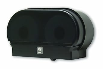 RD0321-02 Mini-Twin Standard Tissue Dispenser, Black Translucent