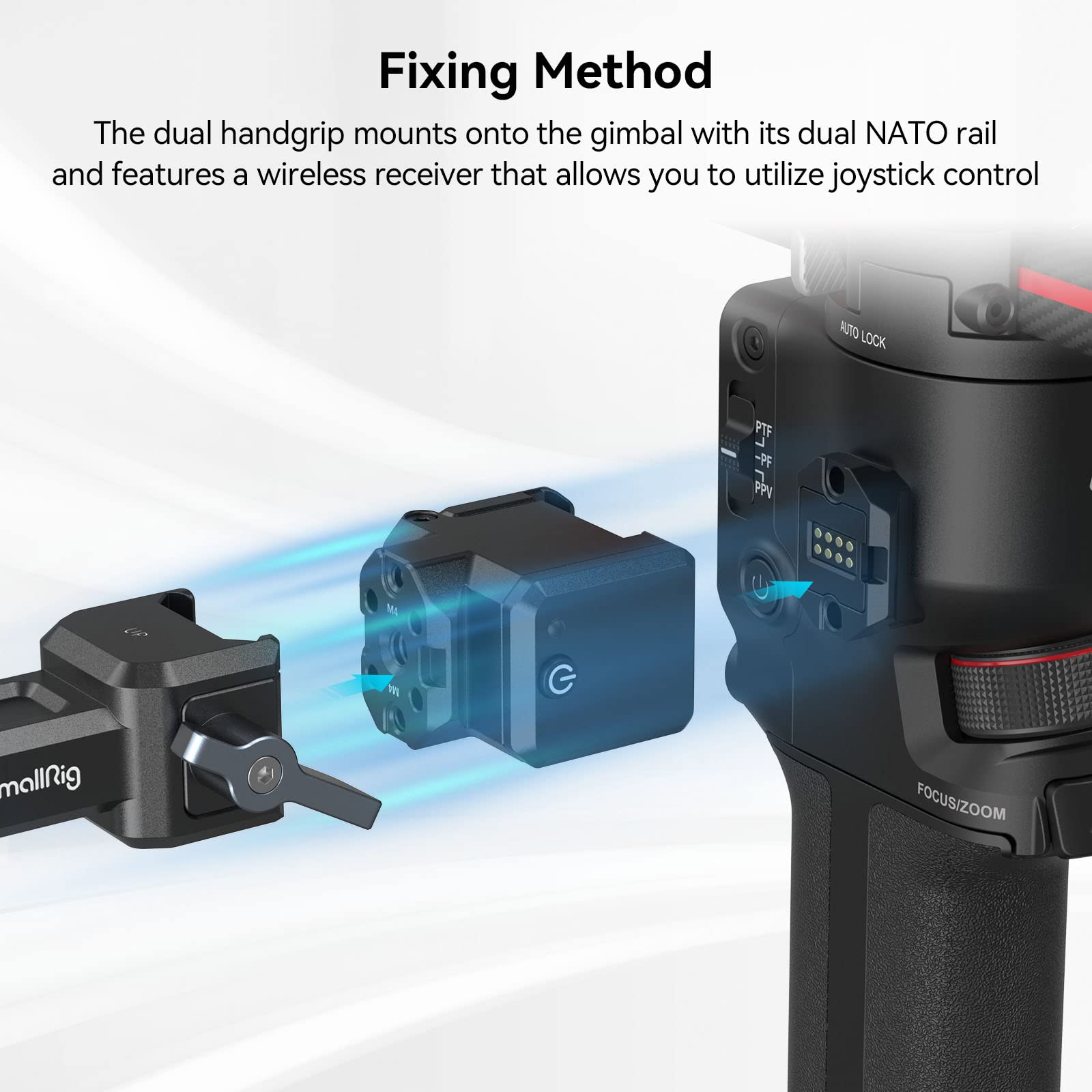 Amazon.com : SmallRig Wireless Control Dual Handle Handgrip for 