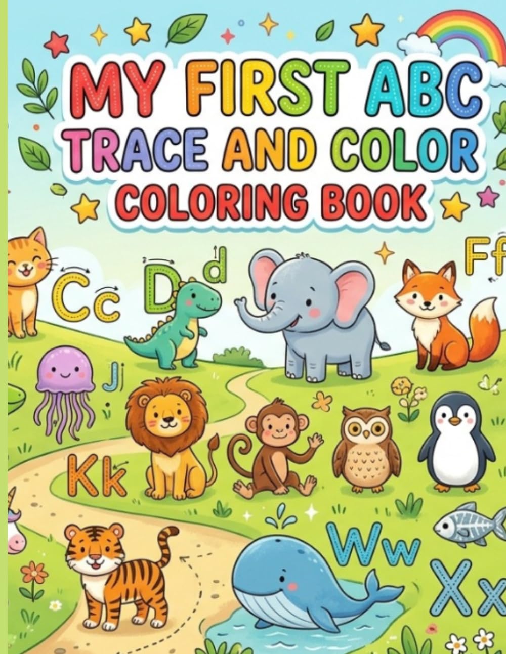 My First ABC Trace and Color Coloring Book: Fun Letter Tracing and Coloring for Little Learners Ages 3-5!