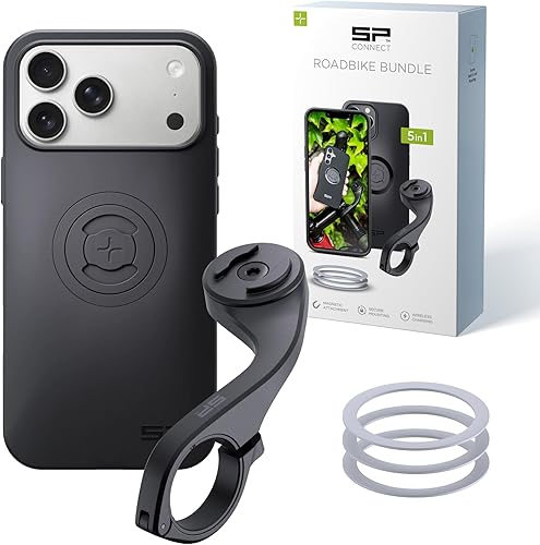 Miniatura 24 de SP CONNECT Paquete de bicicleta de carretera | SPC+ | Compatible con iPhone 14 Pro Max Negro