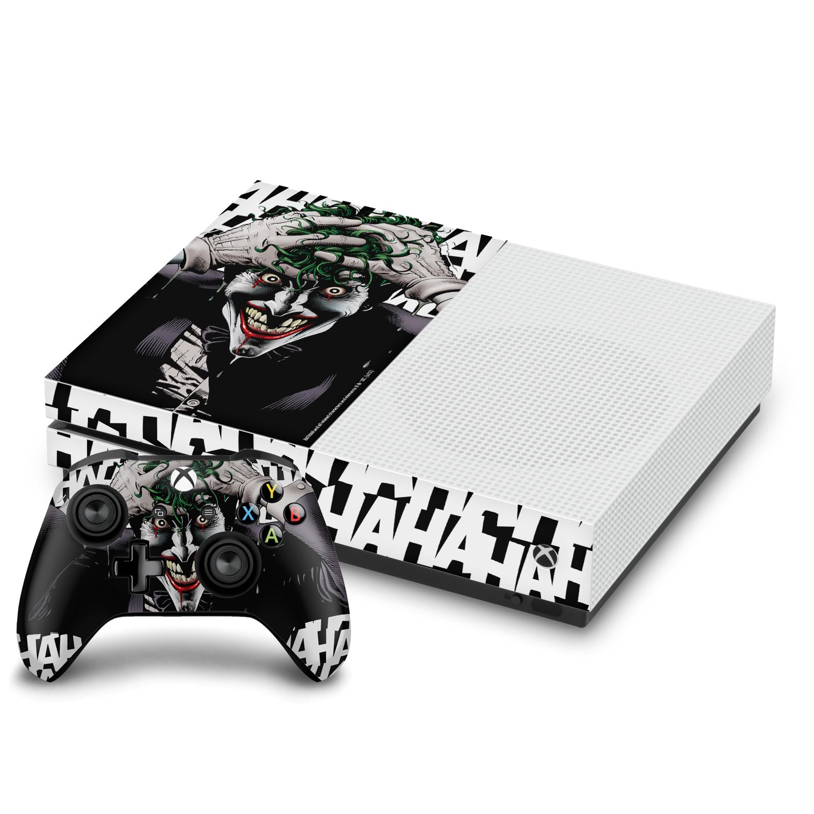 Autocollant vinyle Xbox One S The Joker protection anti-rayure console - 7