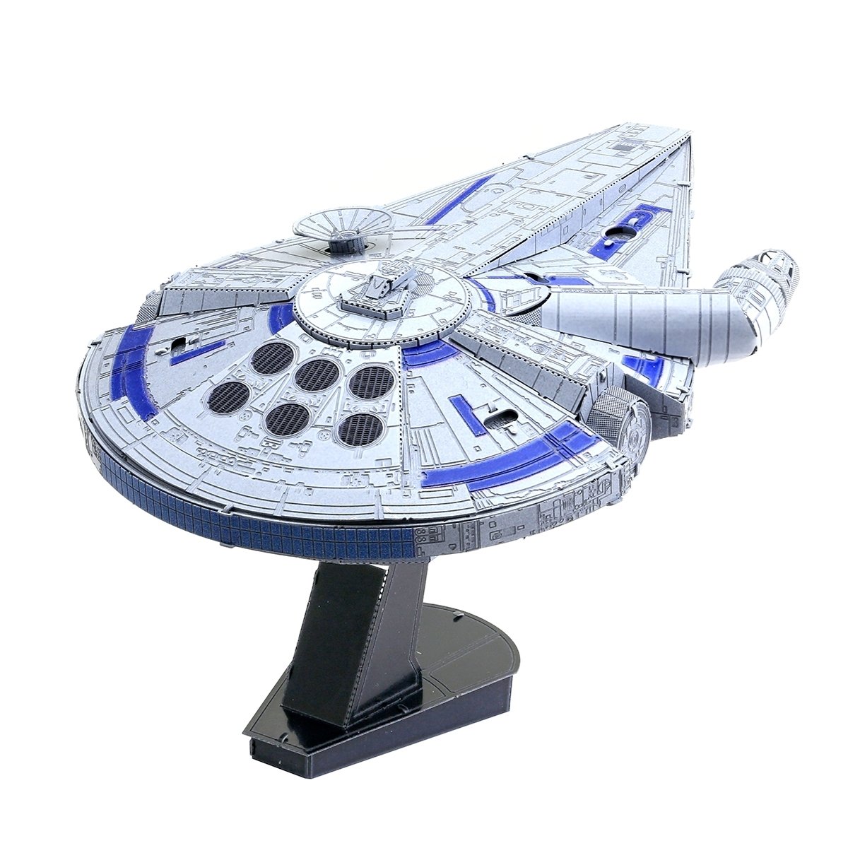 fascinations ICONX Star Wars Solo Lando's Millennium Falcon 3D Metal Model Kit, Multicolored, Small - Image 3