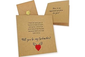 Heartfelt Will You Be My Godmother Proposal Card