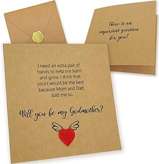 Will You Be My Godmother Proposal Card, Godmother Proposal Gift, Godmother Gifts from Godchild, Godmother Request Asking Card for Baptism.