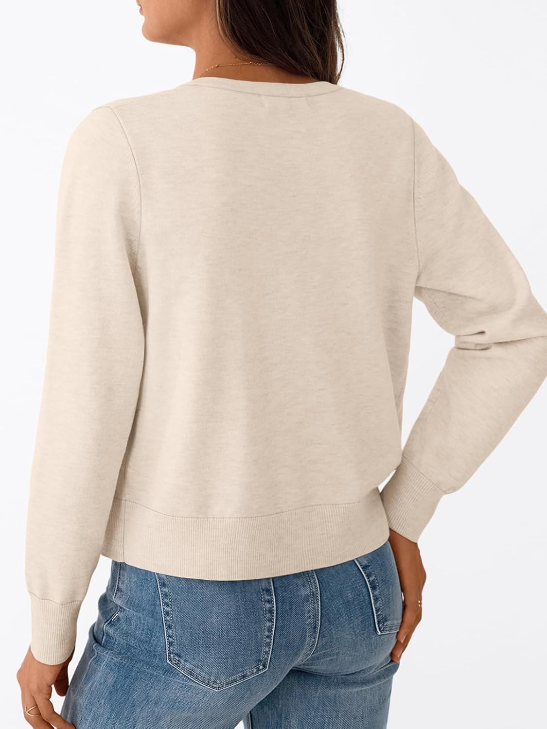 Trendy Queen Lightweight Cardigan Sweaters for Women - Image 4