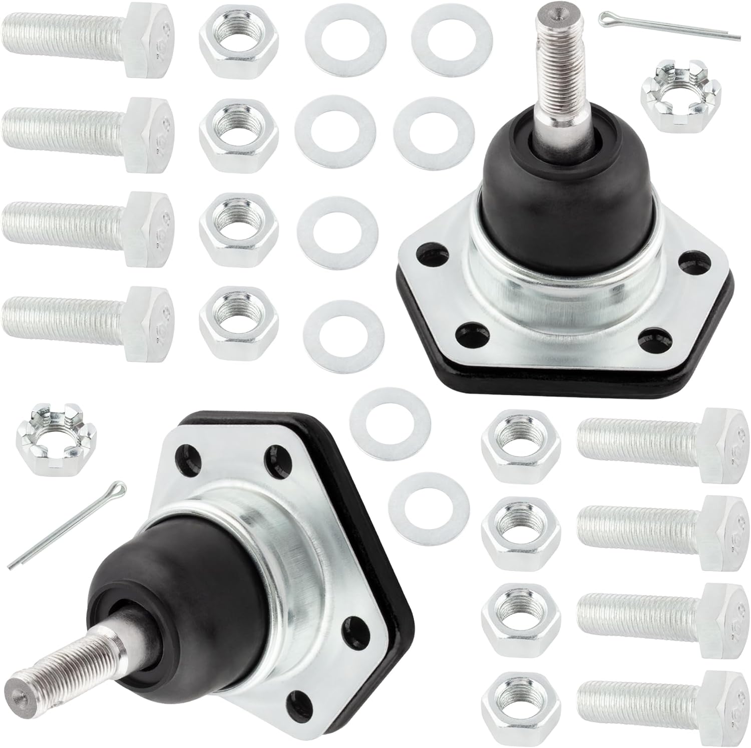 2pcs Kit 2 K6136 Front Upper Ball Joint Suspension Fit 1973-1995 For GMC For Chevrolet C1500 Suburban C10 Pickup G15 G15/G1500 Van G1500 G25 G25/G2500 Van G2500 Jimmy P10 Van K5 Blazer