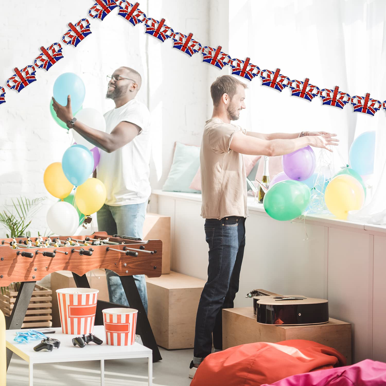 Coronation Balloon Union Jack Party King Charles Royal Street - Foto 6