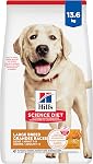 Hill's Science Diet Adulte Légère Grande Race avec Poulet Repas & Nourriture pour chiens secs d'orge 13.6 kg Sachet