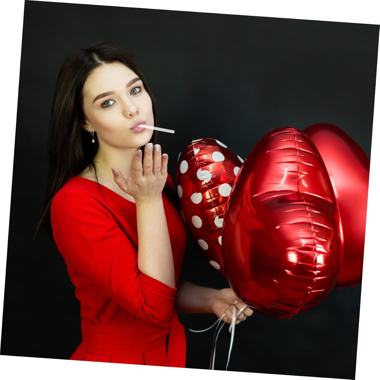 BESTonZON 1600Pcs Balloon Blowing Straws Balloon Inflation Tools for Party Supplies Easy to Use Blower for Birthday Wedding Shower and Festive Decorations