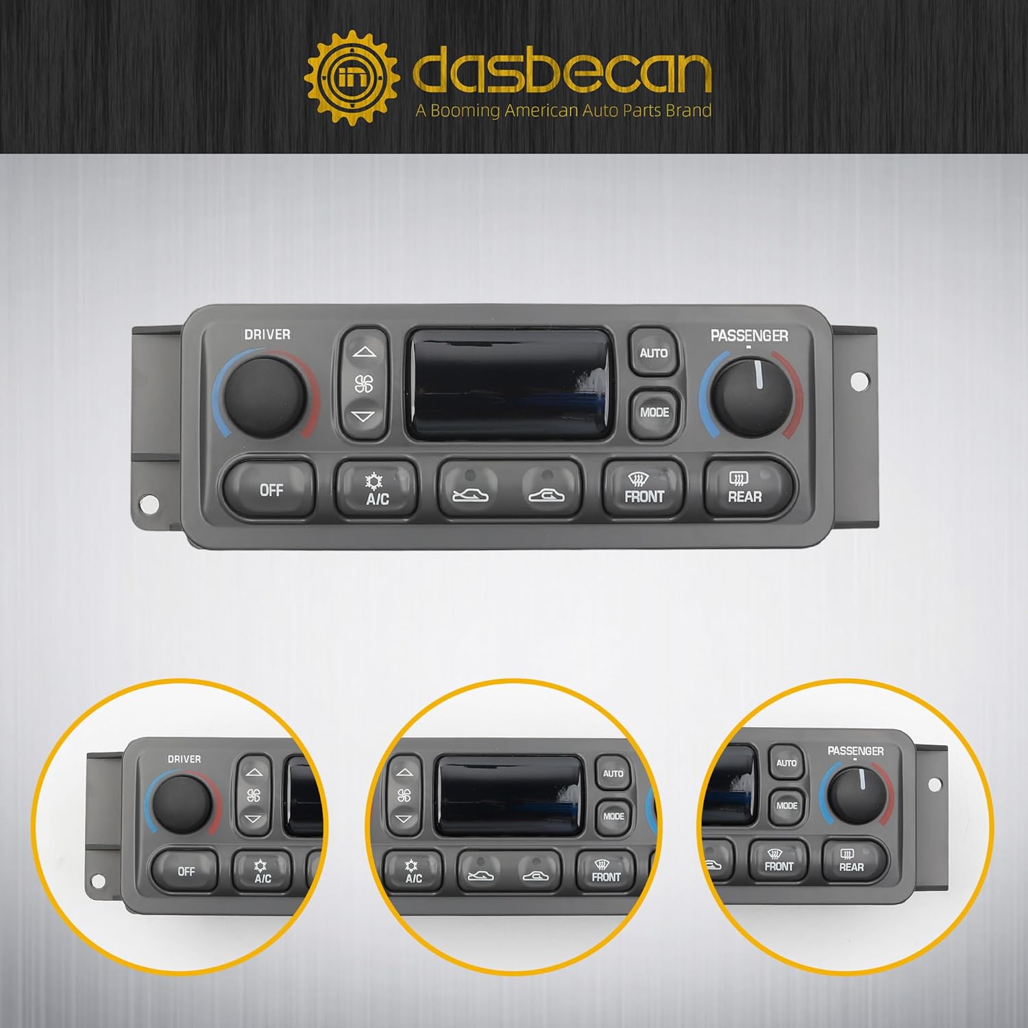 16256018 A/C Heater Climate Control Module Compatible with 1997-2004 C5 Corvette 5.7L V8 HVAC Control Replaces 09352181 16254311 1626603