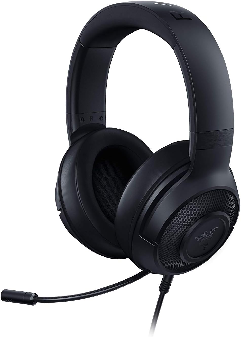 (Refurbished) Razer Kraken X Ultralight Gaming Headset: 7.1 Surround Sound Capable on PC Only - Lightweight Frame - Bendable Cardioid Microphone - for PC, Xbox, PS4, Nintendo Switch - Matte Black