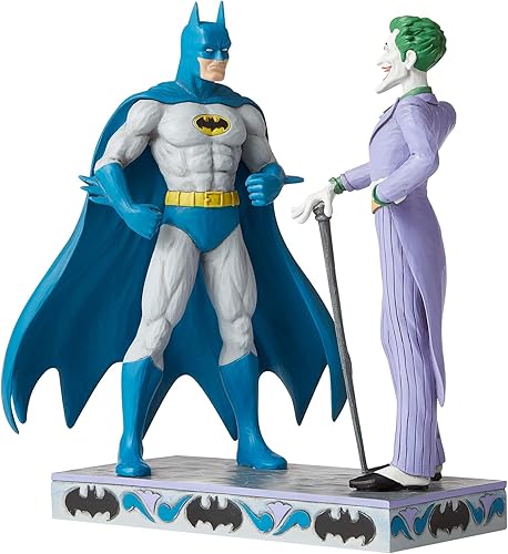 Miniatura 2 de Enesco DC Comics by Jim Shore Justice League - Figura de Batman y The Joker, 9.25 pulgadas, multicolor