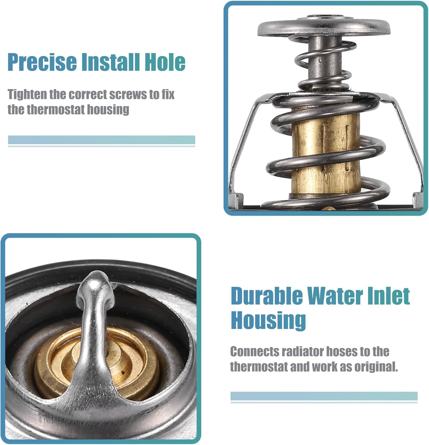 uxcell No.21210-AA181 Car Engine Coolant Thermostat Housing Assembly for Subaru Crosstrek 2016-2022