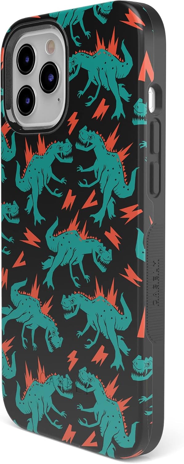 Casely iPhone 11 Pro Max Case | You're Dino-mite | Green Dinosaur | Bold Protective Design