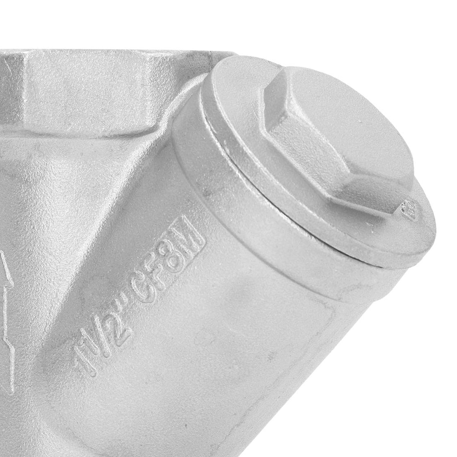 Filtro en Y de Acero Inoxidable 304 Tipo Y Válvula de Filtro para Tubería Roscada de Agua Aceite y Gas