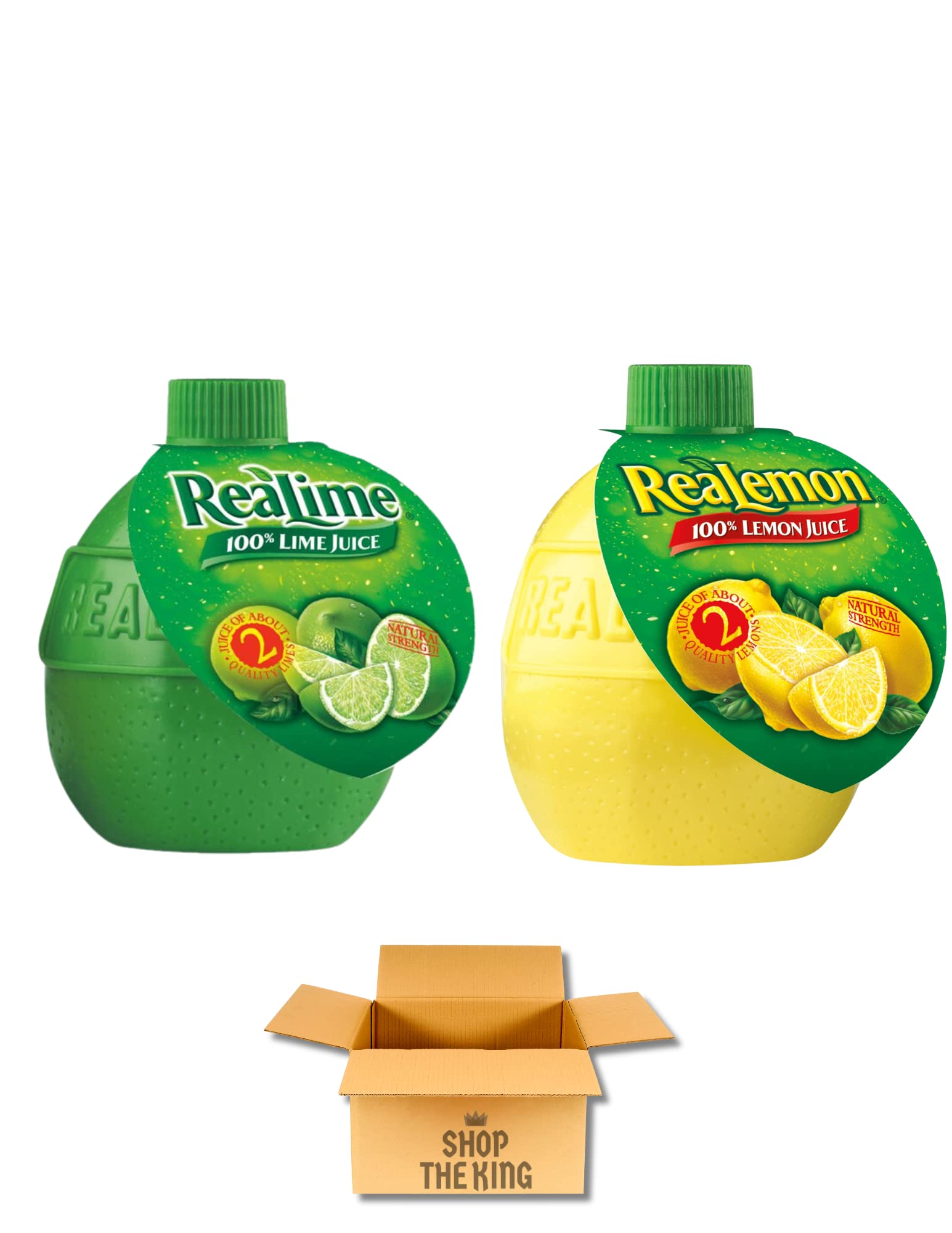 ReaLime & ReaLemon 100% Juice 2.5oz Bulk Variety Pack (Pack of 2)