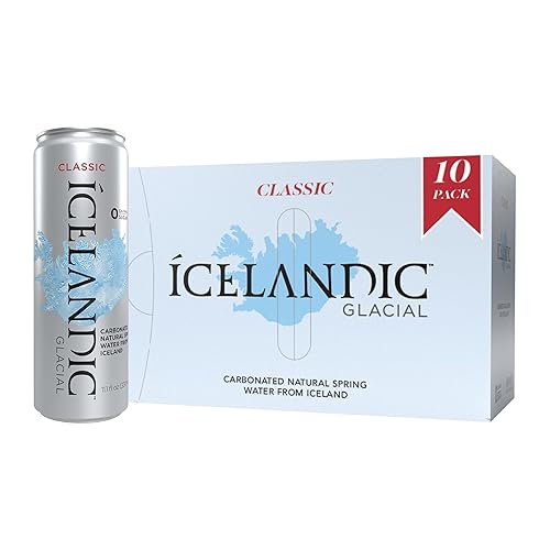 Miniatura 9 de Icelandic Glacial Agua con gas sin sabor 169 onzas líquidas paquete de 12