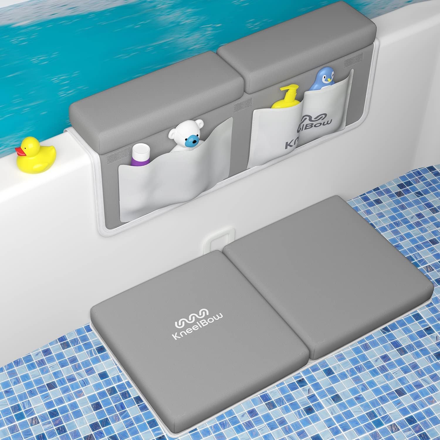 Amazon.com: 2 Pieces Set Bath Kneeler and Elbow Rest Pad with 3 ...