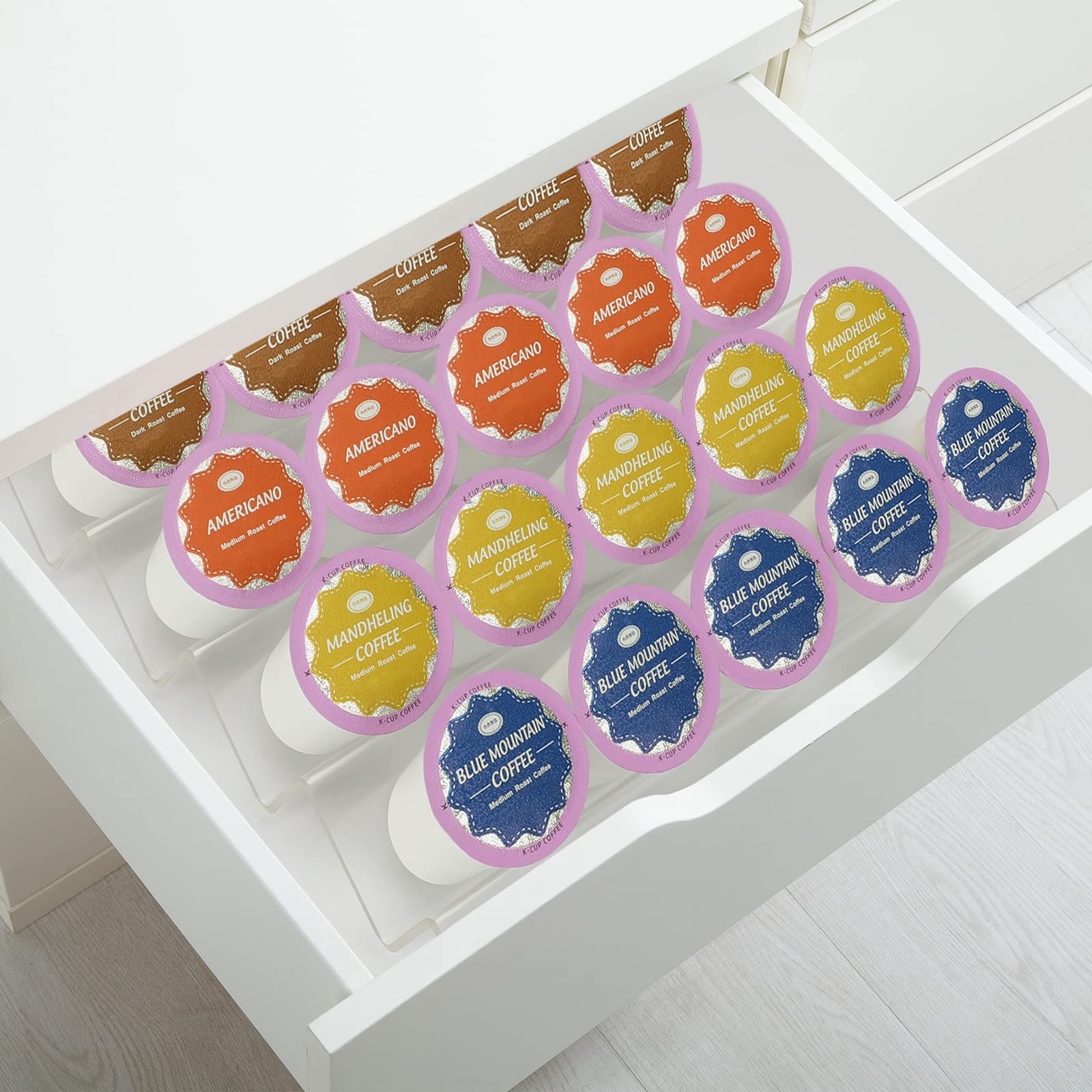 Sponsored Ad – K Cup Coffee Pods Holder for Counter Kcup Organizer to Keurig Koffee Pods Storage 30 Pcs Acrylic Coffee Station k Cup Drawer Organizer
