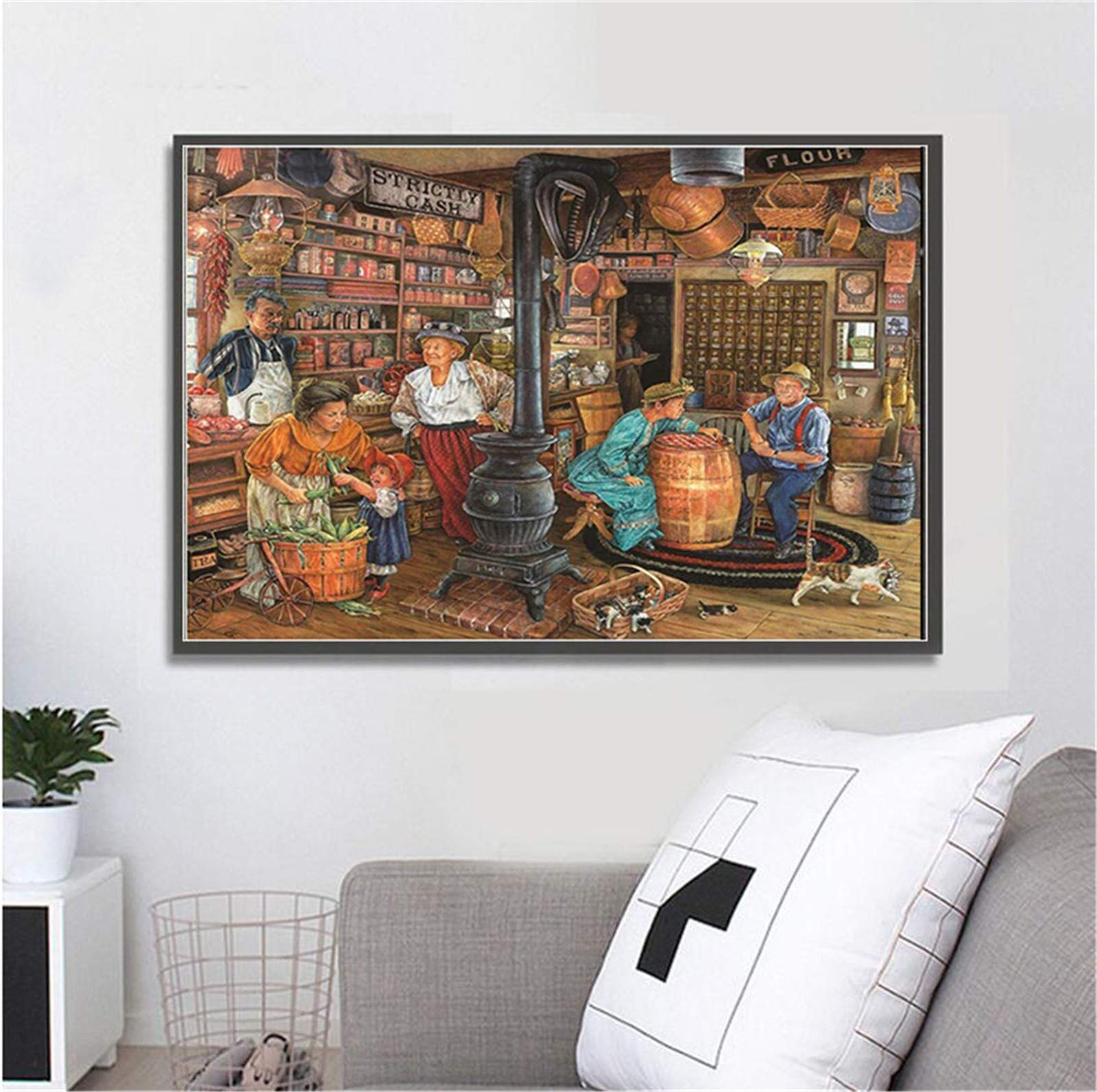 5D Diamond Painting Set Für Erwachsene – 80x100 Cm, Full Drill, Mit Leinwand & Werkzeug – DIY Diamantbild Zur Wanddekoration
