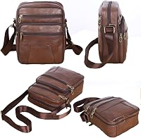 Vohoney férfi bőr crossbody táska utazáshoz és sporthoz 6