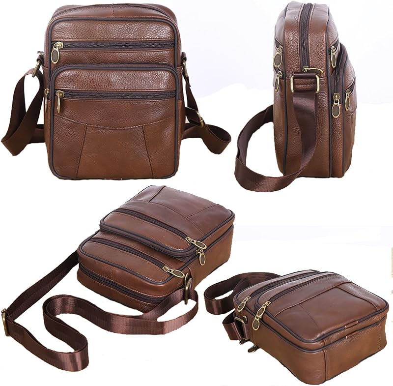 Vohoney férfi bőr crossbody táska utazáshoz és sporthoz