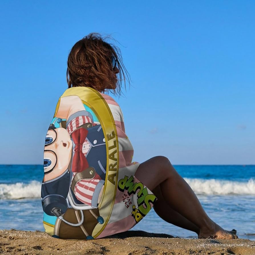 Amazon｜Dr.スランプ アラレちゃんバスタオル大判フェイスタオル