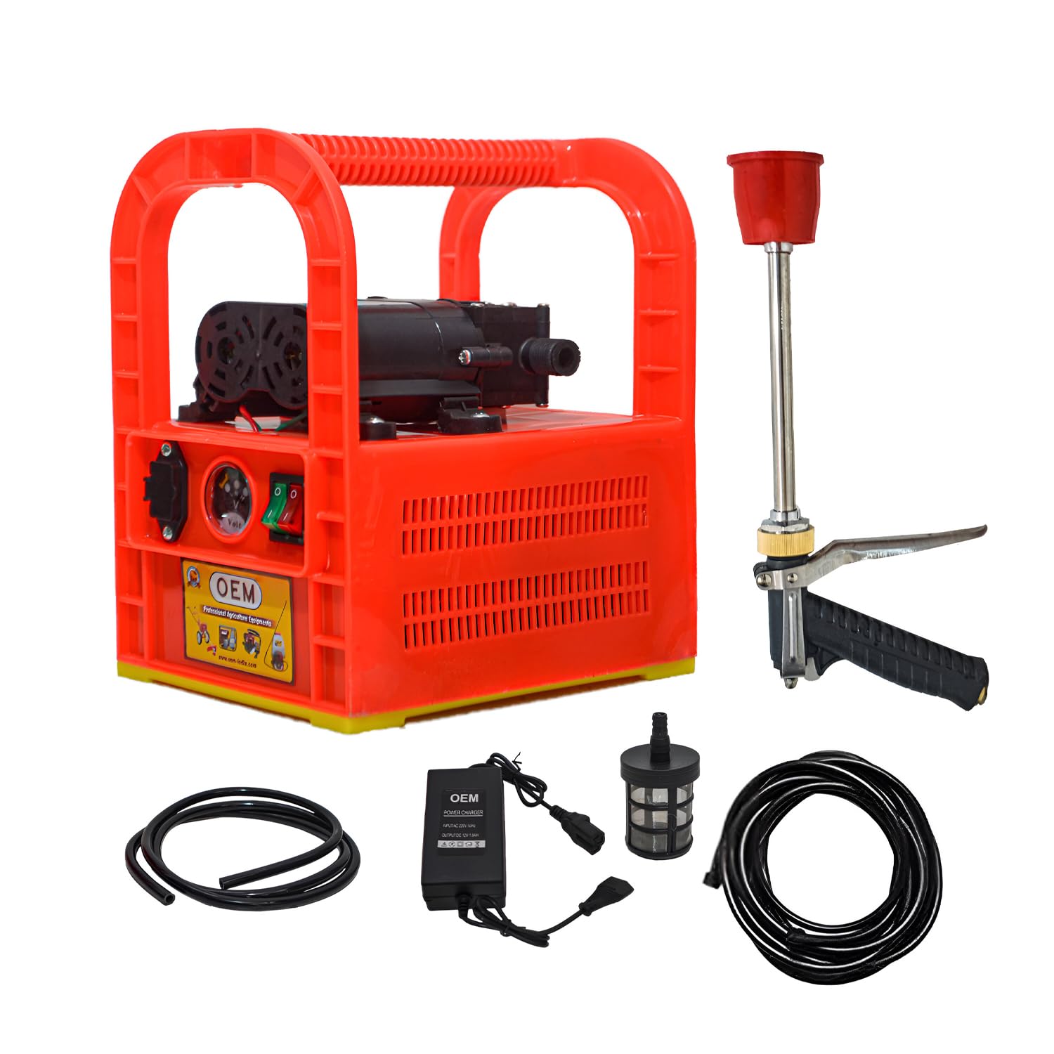 OEM Portable Double Motor Battery Sprayer with 12V14A Battery, Special Gun, and 10-Meter Pressure Pipe – Ideal for Gardening, Pesticide Application, Car and Bike Washing, and Home Cleaning (B0D814TJCW) Amazon Price History, Amazon Price Tracker