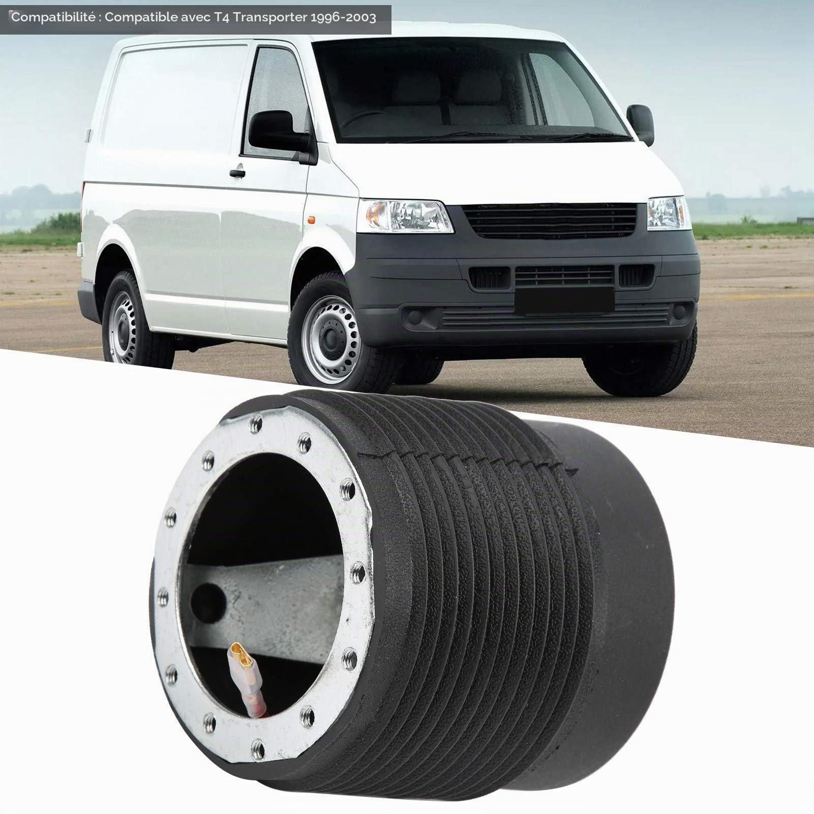 aqxreight-moyeu court de volant, kit de support de volant adaptateur de remplacement adapté pour T4 1996-2003