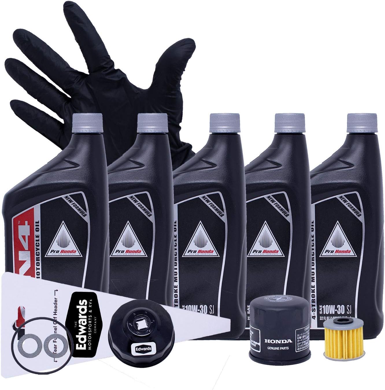 Edwards Oil Change Kit fits 2016-2019 Honda Africa Twin Dual Trans