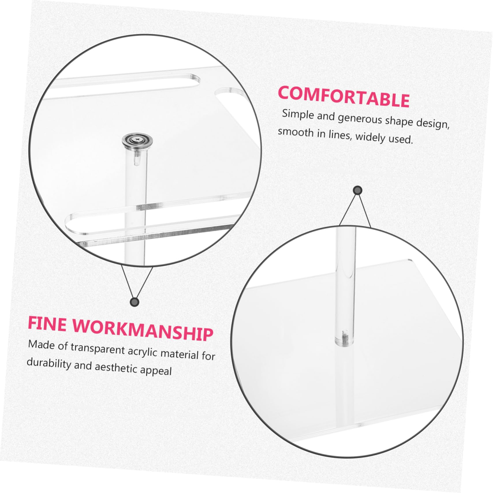 IMIKEYA 3st Brillenregal Brillengestell Drehbarer Brillenständer Sonnenbrillen-organizer Sonnenbrillenständer Brillenhalter Sonnenbrillen-aufbewahrungsregal Brillen Organizer Acryl