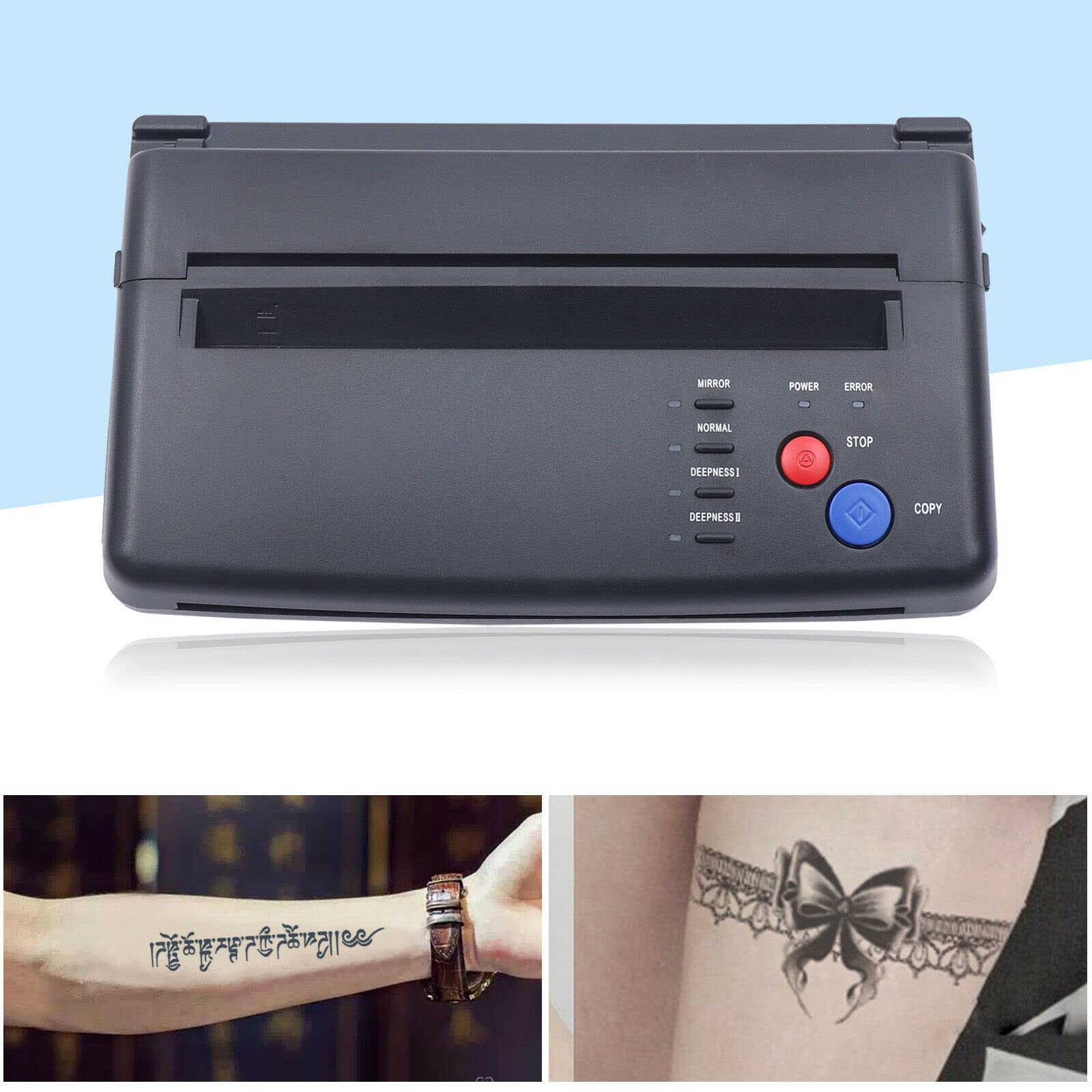 Máquina de tatuaje A4 con estrías térmicas para fotocopiadora, impresora de transferencia térmica, máquina de transferencia térmica, plantillas térmicas, copiadora, tatuaje