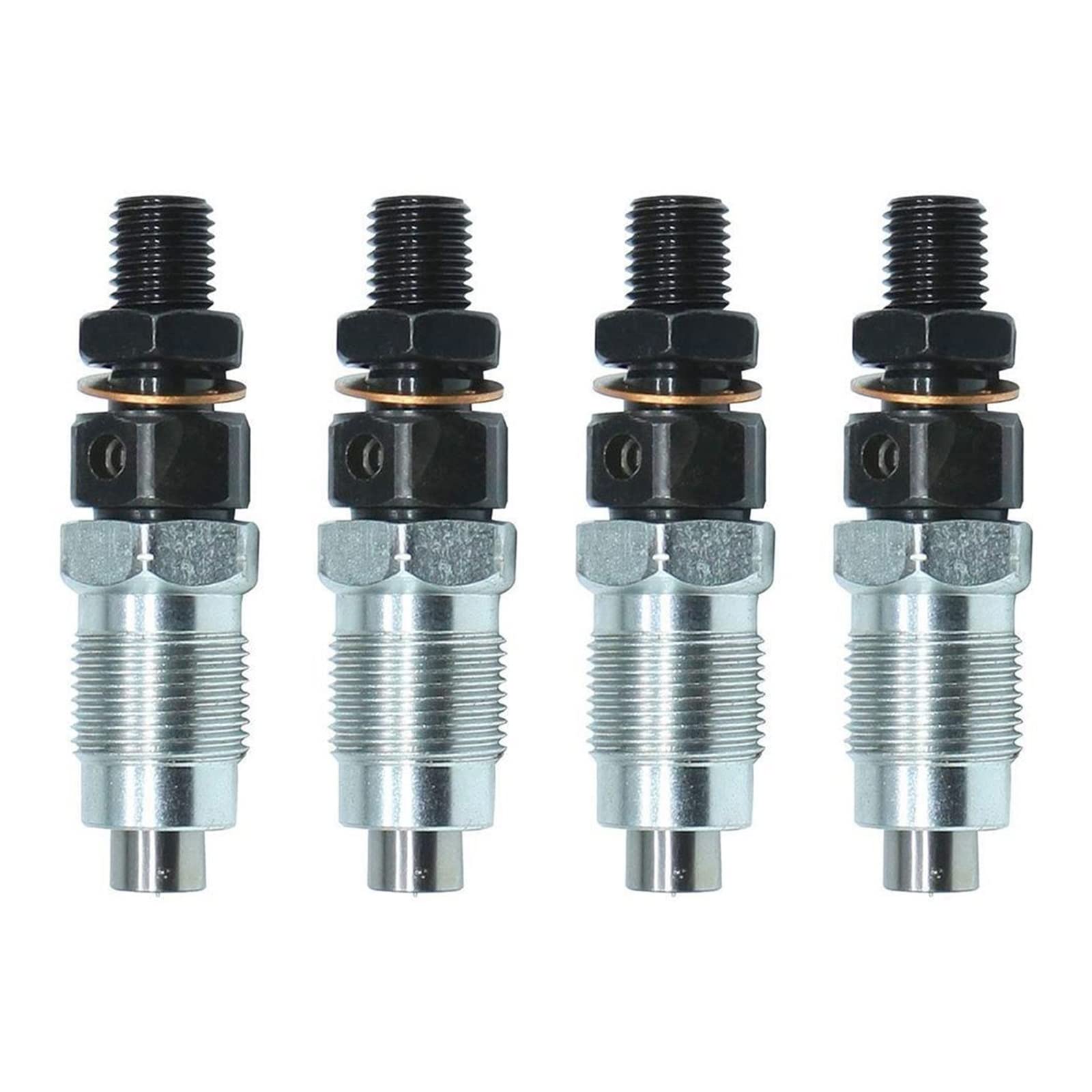 4X iniettore di Carburante for Motore Diesel iniettore di Carburante Comune MM435-94101 093500-3840, Compatibile for Mitsubishi L2E L3E S3L S4L S3L2 S4L2 S4S