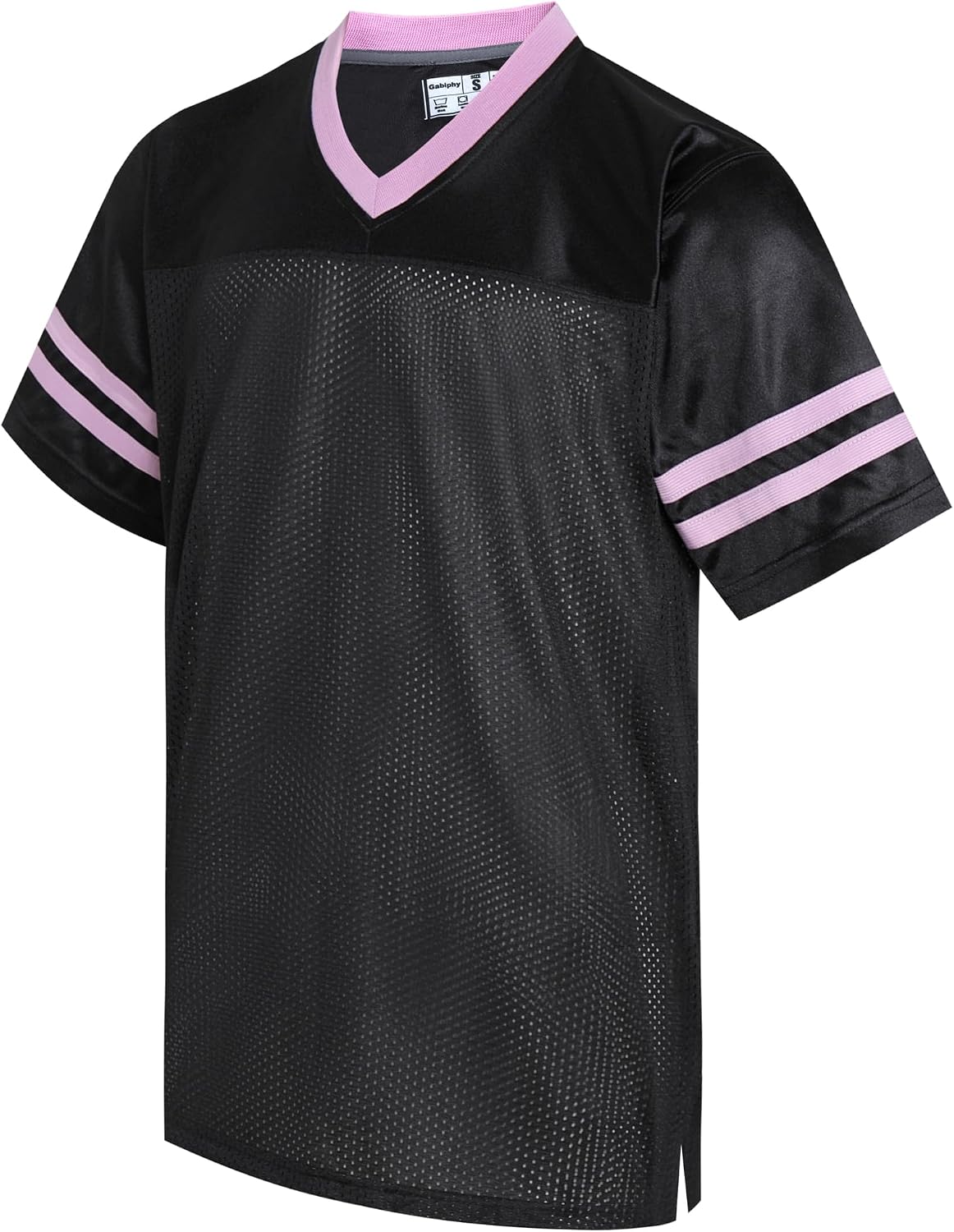 Men's Retro Football Jerseys V-Neck Short Sleeve T-Shirts Workout Gym Running Hiking Shirts
