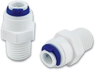 Filtry FinerFilter 1/4" męskie x 1/4" Push Fit proste łączniki x 2