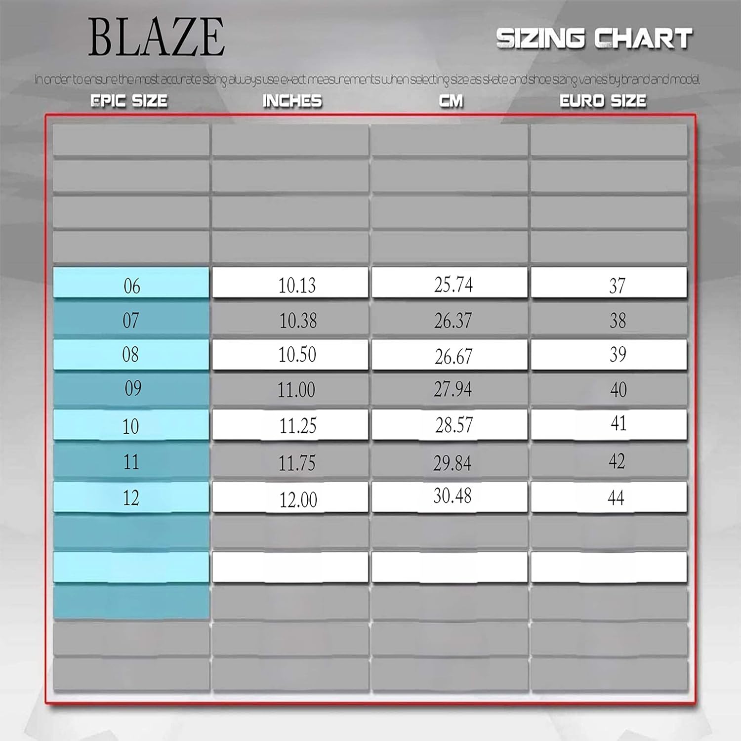 Epic Blaze Inline Skates