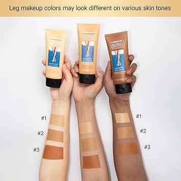 Leg & Body Makeup Waterproof No Transfer, 4.0 fl oz Tattoo Cover Up Makeup & Tattoo Concealer for Women, Waterproof Full Coverage Body Foundation for Tattoos, Scars & Varicose Veins, 02 Medium