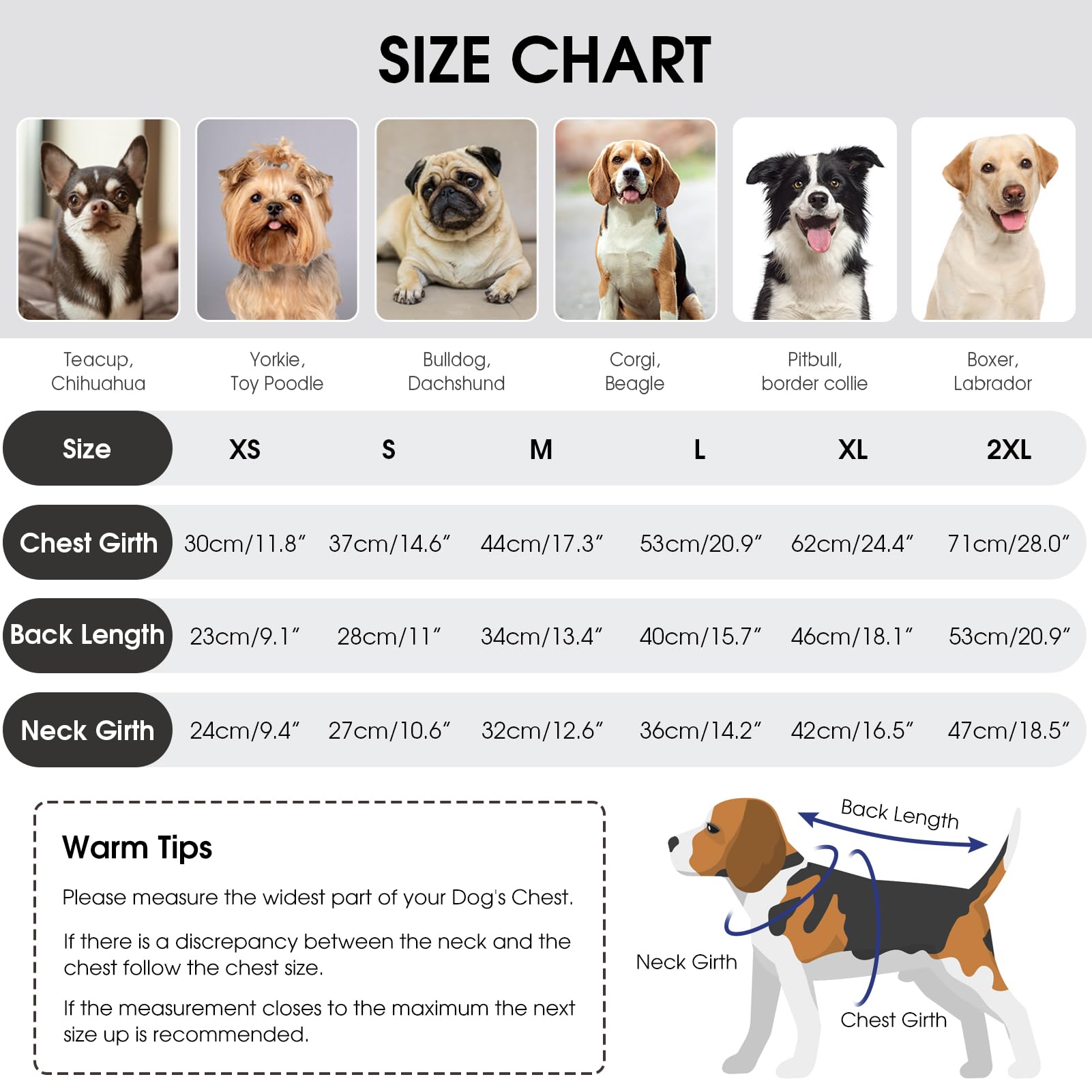 Queenmore Hundepullover mittelgroße Hunde, warm und bequem, Stretch Strickpullover für Dackel, Bichon Frisé, Mops, Jack Russell Terrier, Greyhound, Boston Terrier (Grau, M)