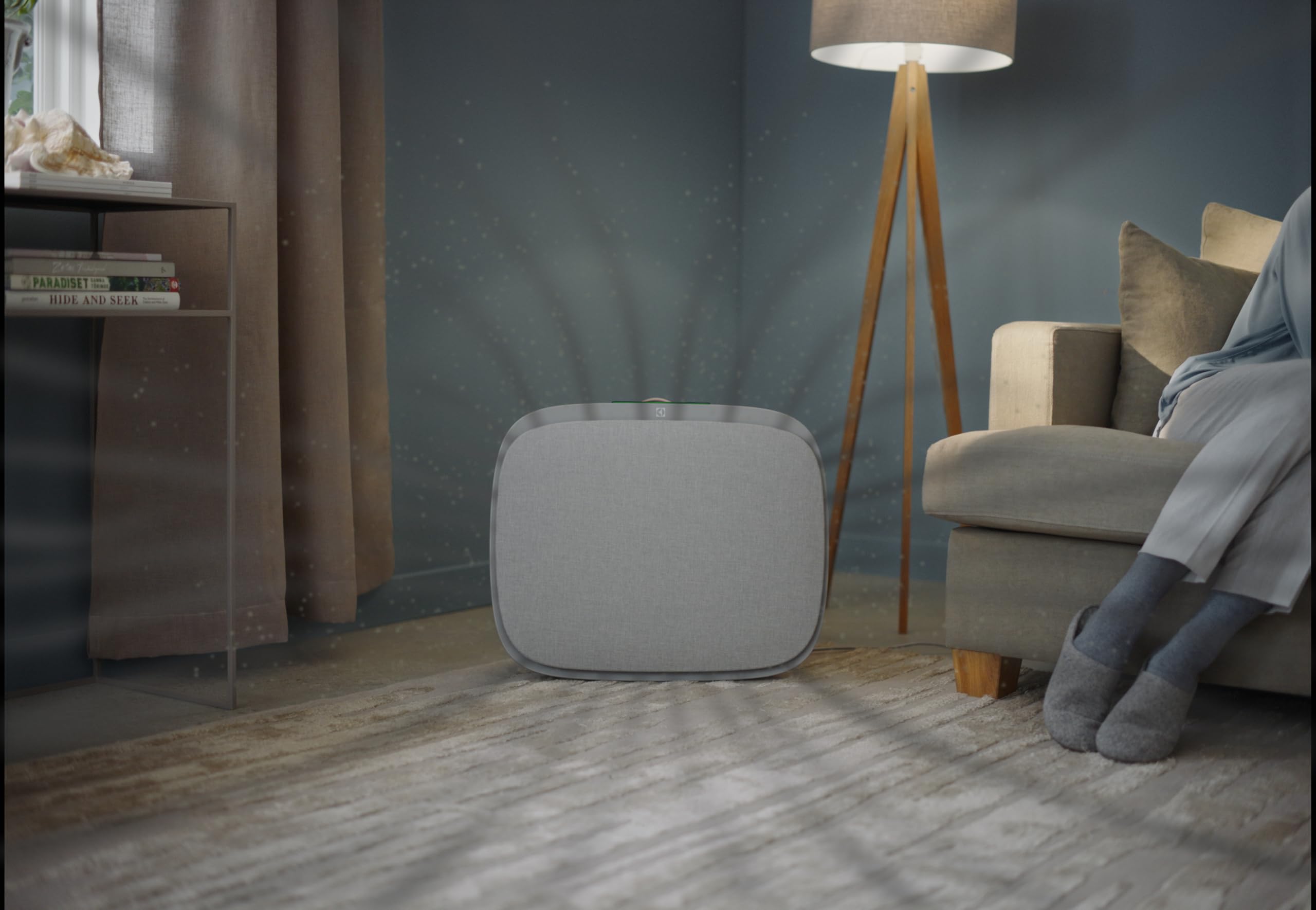 Electrolux BREATHE Filtr Przeciwpyłkowy Model EFWBTH3, Filtr pyłkowy do oczyszczania powietrza Well A5 & A7, Minimalizuje reakcje alergiczne, Aplikacja pokazuje, Kiedy należy wymienić filtr, Biały